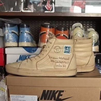Vans High SK8 Vivienne Westwood, full coksu leather, outsole leather, patch leather, SZ.40/255, orig