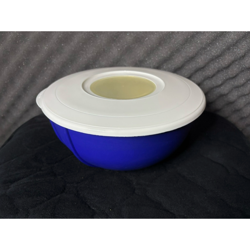 Blue mixing bowl tupperware,3liter
