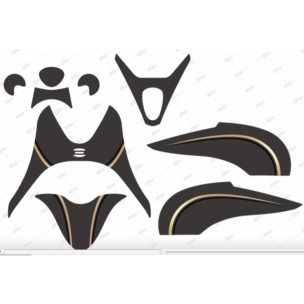 Decal Scoopy 2021 Stiker Motor Honda Scoopy 2021 Dekal Scoopy New Motif Racing