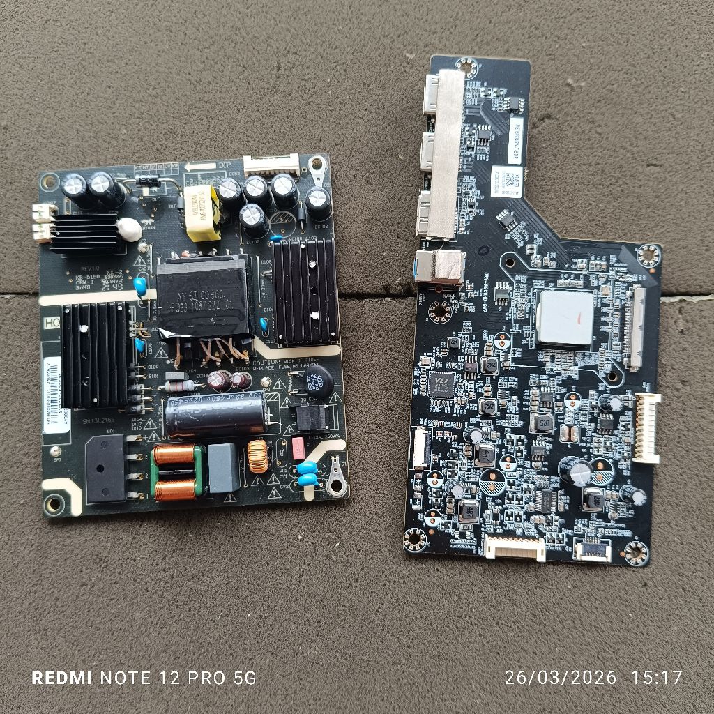 mb Mainboard asli cabutan led monitor MI XMMNT27HQ normal