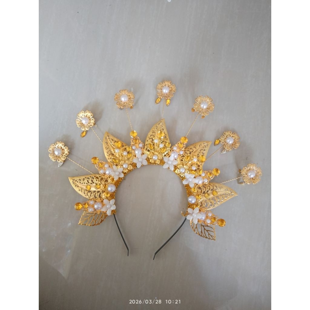 bando sunting mentul/sunting kembang goyang/mahkota mentul kembang goyang