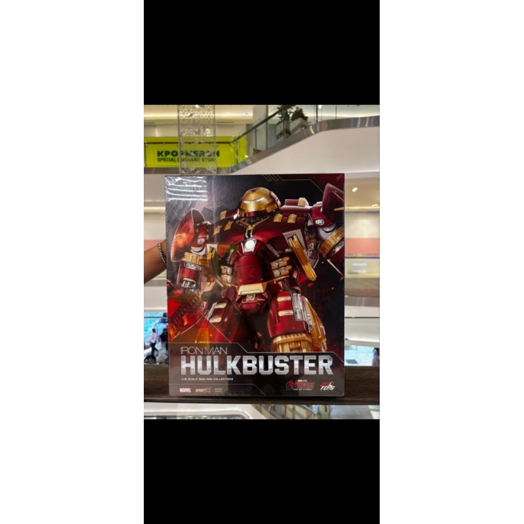 Toys Kingdom Top Gear Zd Infinite Action Figure X Hulkbuster Mk44 35 cm Merah