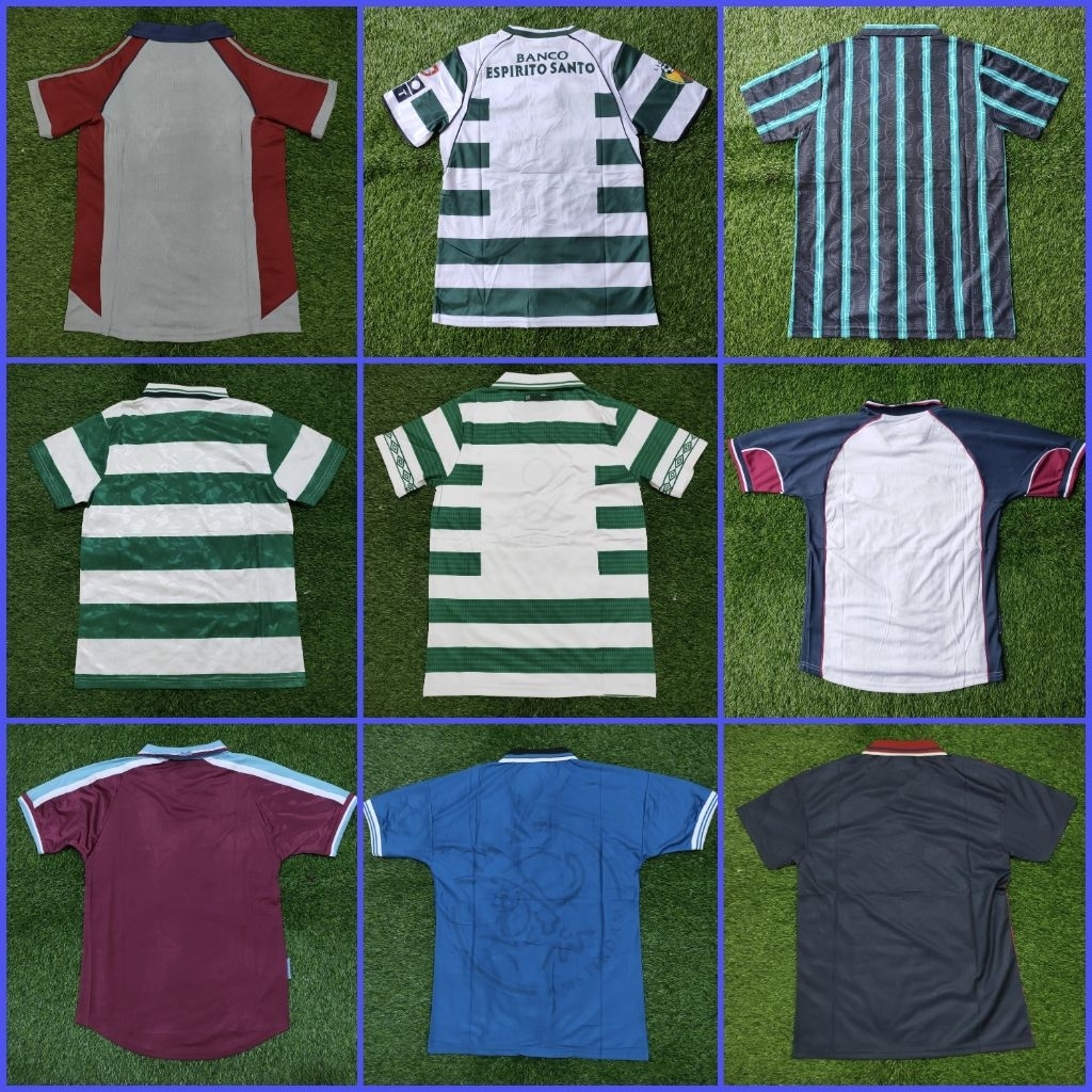 JERSEY BOLA RETRO CLUB EROPA & DUNIA LAINNYA 1989 1990 1991 1992 1993 1994 1995 1996 1998 1999 2000 