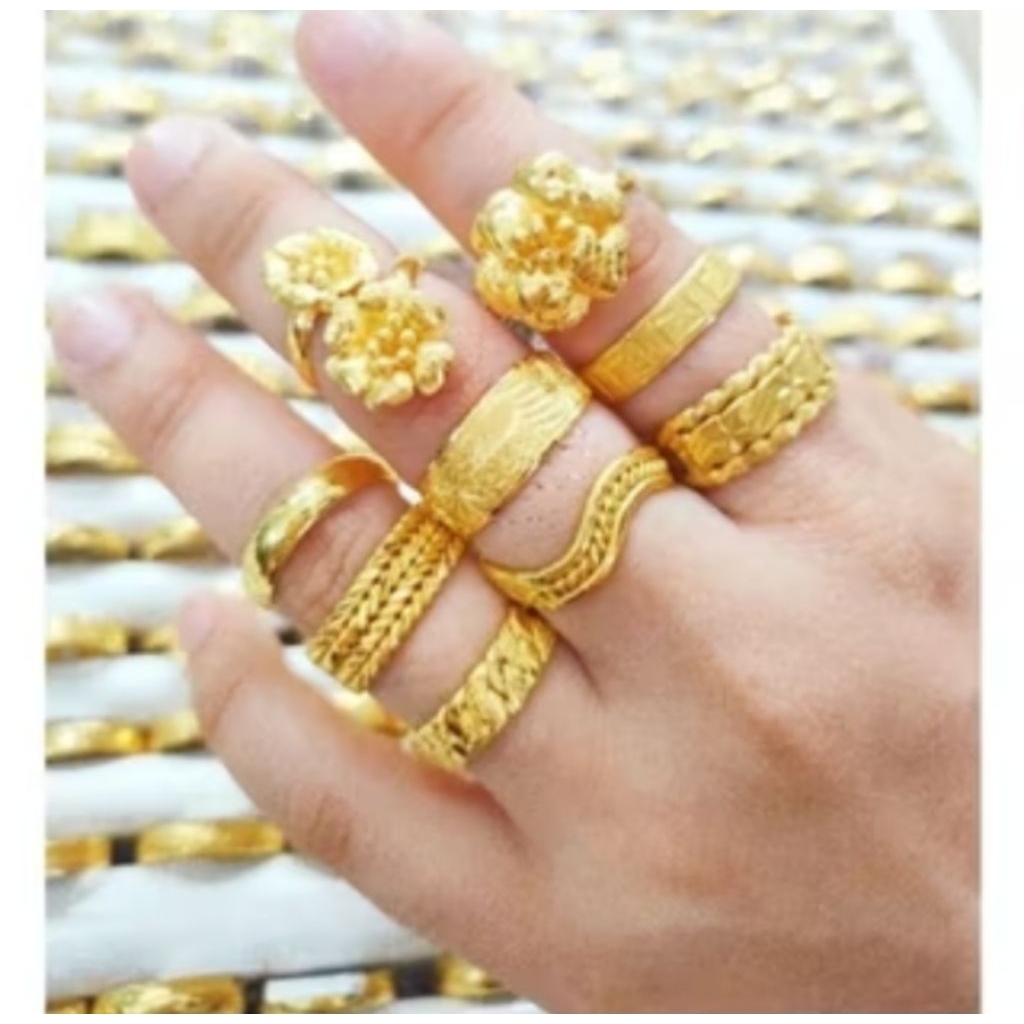 Cincin Emas Polosan Mas 24K - Toko Sinar Mas