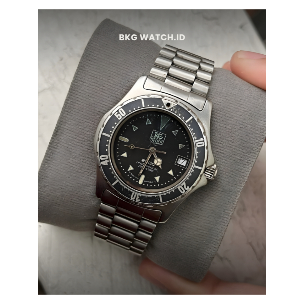 TAG Heuer Series 2000 Quartz – Size 34 mm – Grey Dial Aging – Vintage – Second Original