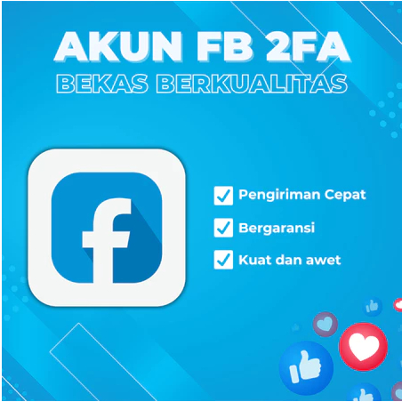 AKUN FACEBOOK BEKAS AMAN DAN KUAT 2FA ON