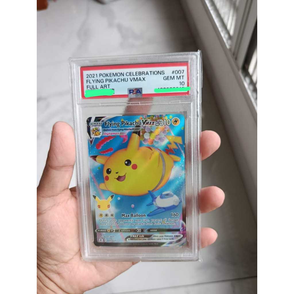 Kartu Pokemon PSA 10 Celebrations Flying Pikachu Vmax