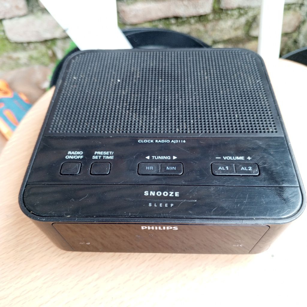 Jam digital dan radio merk Philips AJ 3116 Original preloved