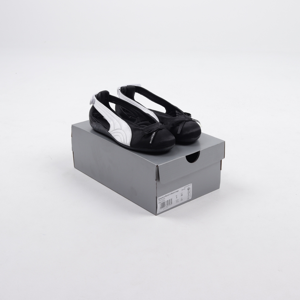 Balenciaga X Puma Speedcat Ballet Satin Black White