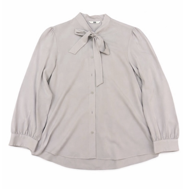 PRELOVED uniqlo kemeja rayon dasi