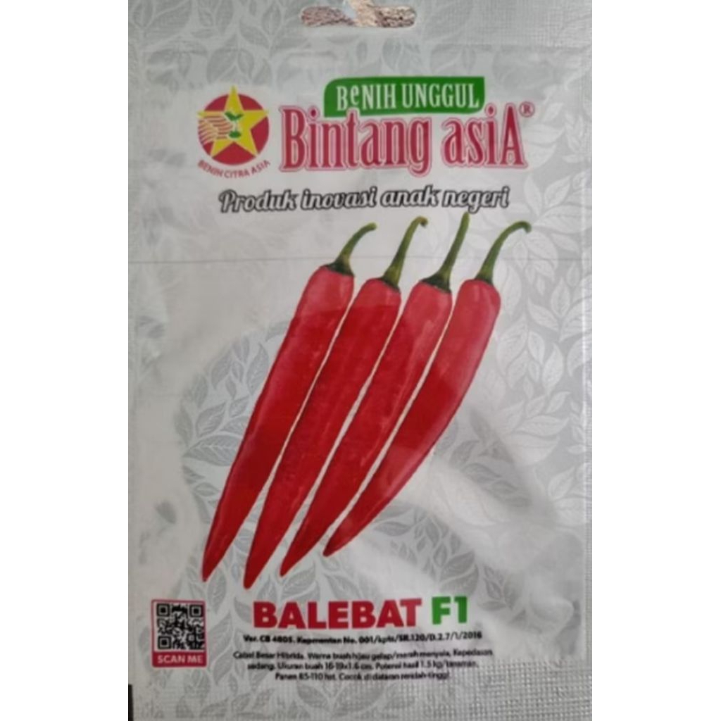 1 Gram Benih Cabai Besar Balebat F1 Exp. 2026