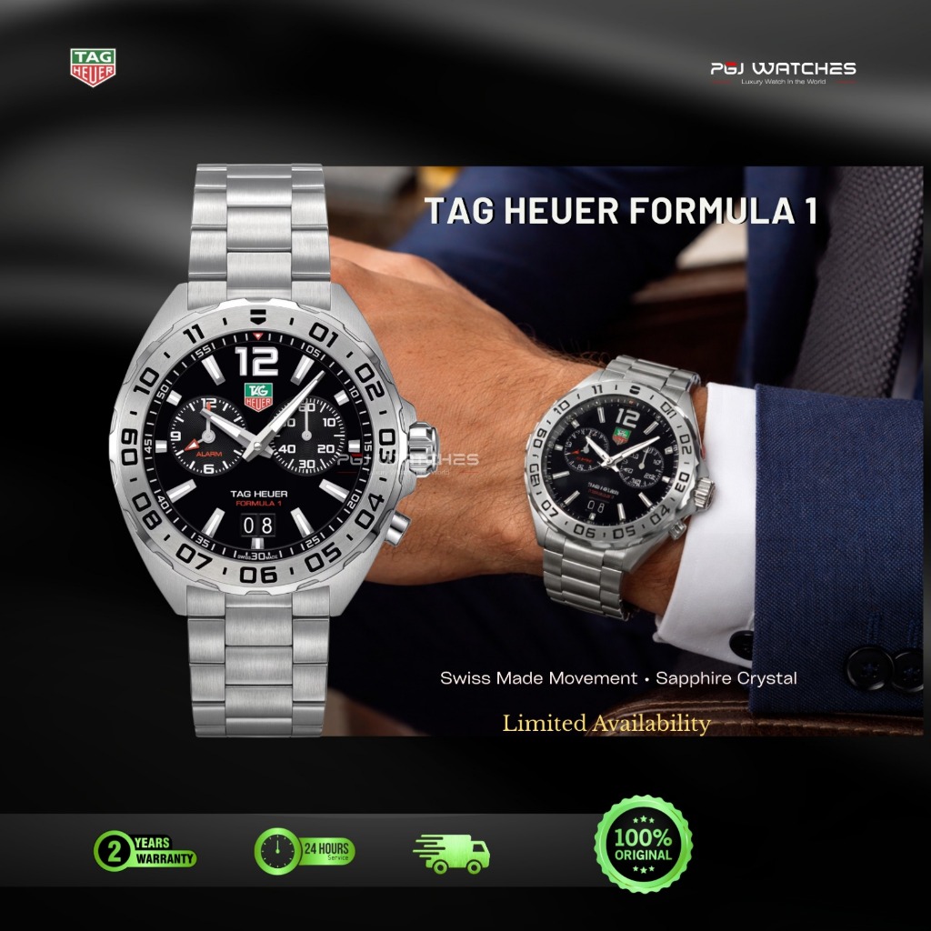 TAG HEUER Formula 1 Date Quartz 41mm Steel - WAZ111A.BA0875