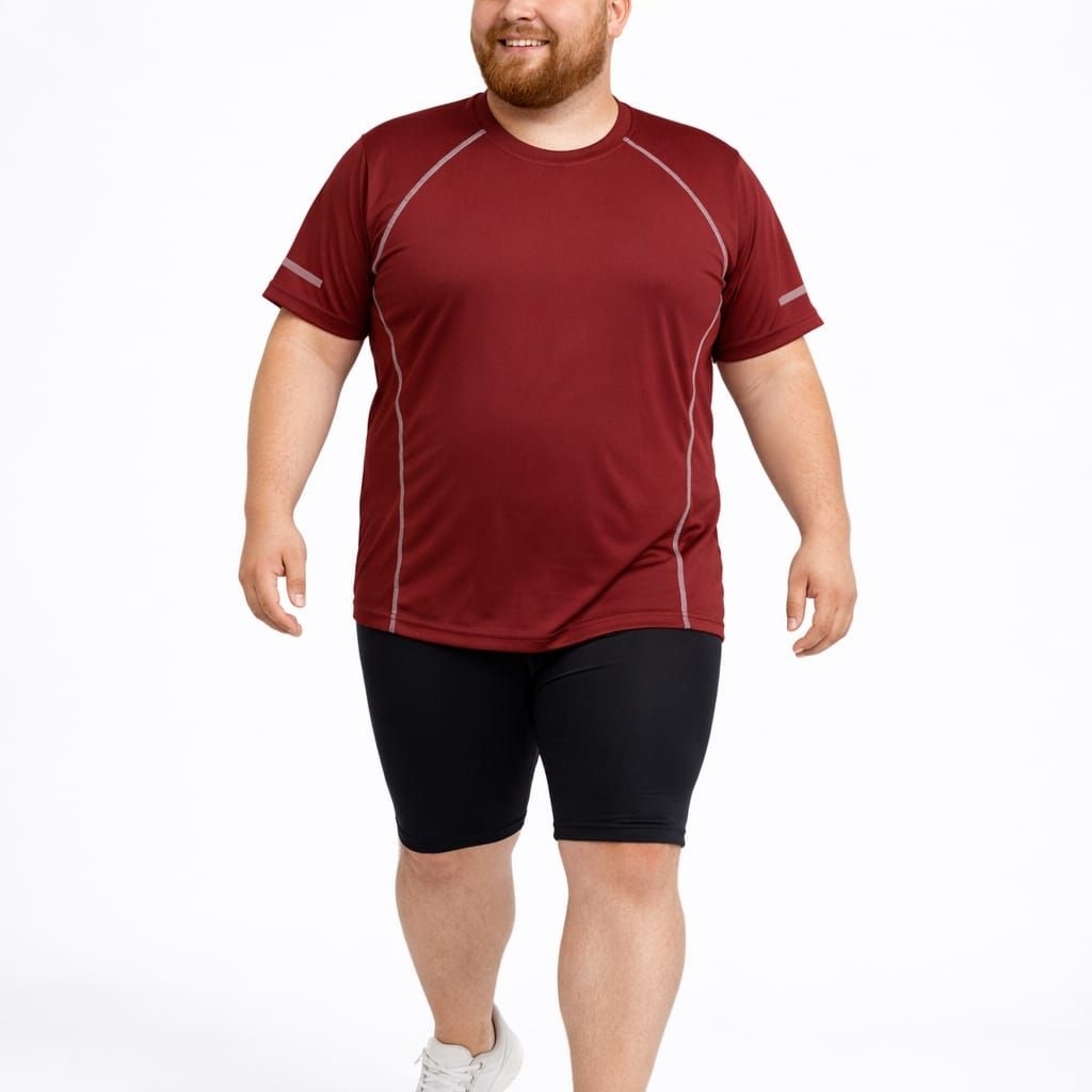 Stelan Pakaian Olahraga Pria Kaos Jumbo+legging pendek hitam jumbo