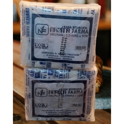 Kasa Perban Gulung Narita Farma - Kain Kasa Hidrofil Putih Bersih Steril