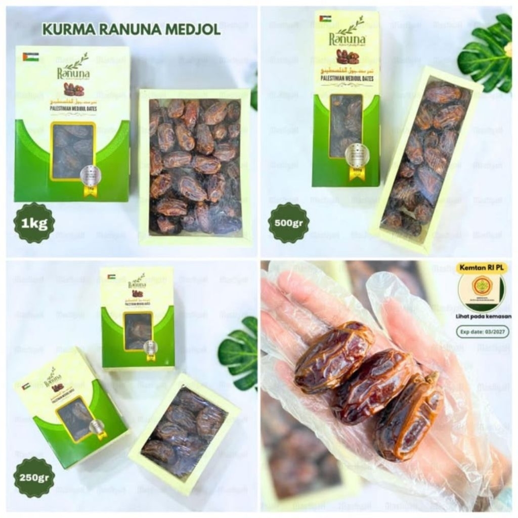 Kurma Medjool Palestine Ranuna - Premium  Quality