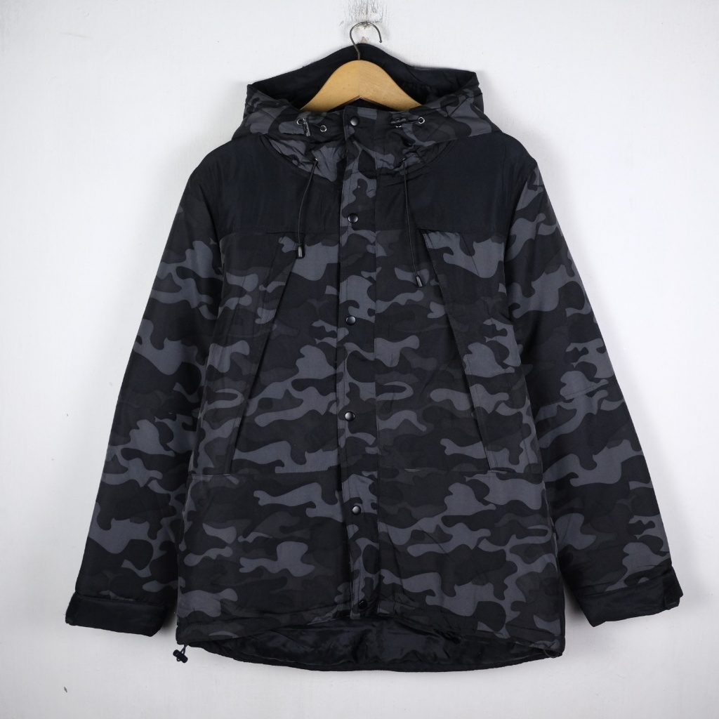 JAKET ROSHELL CAMOUFLAGE OUTDOOR DOWN PUFFER WINTER JK239 SIZE L