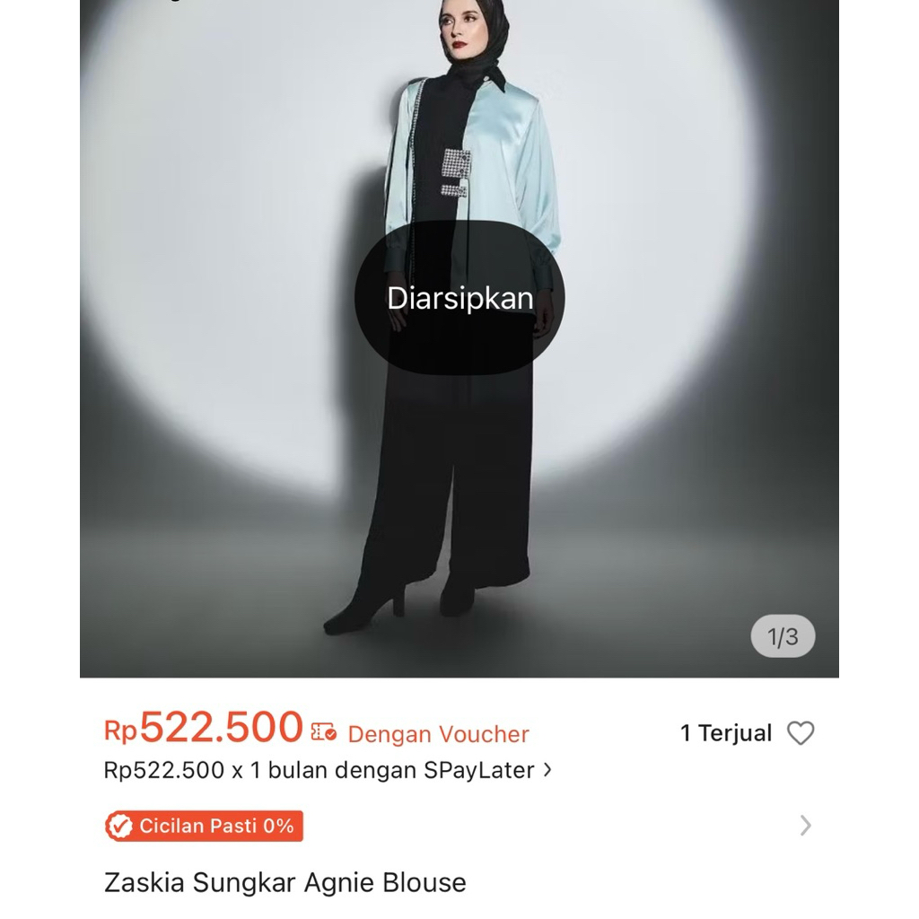 Preloved Blouse Zaskia Sungkar Agnie