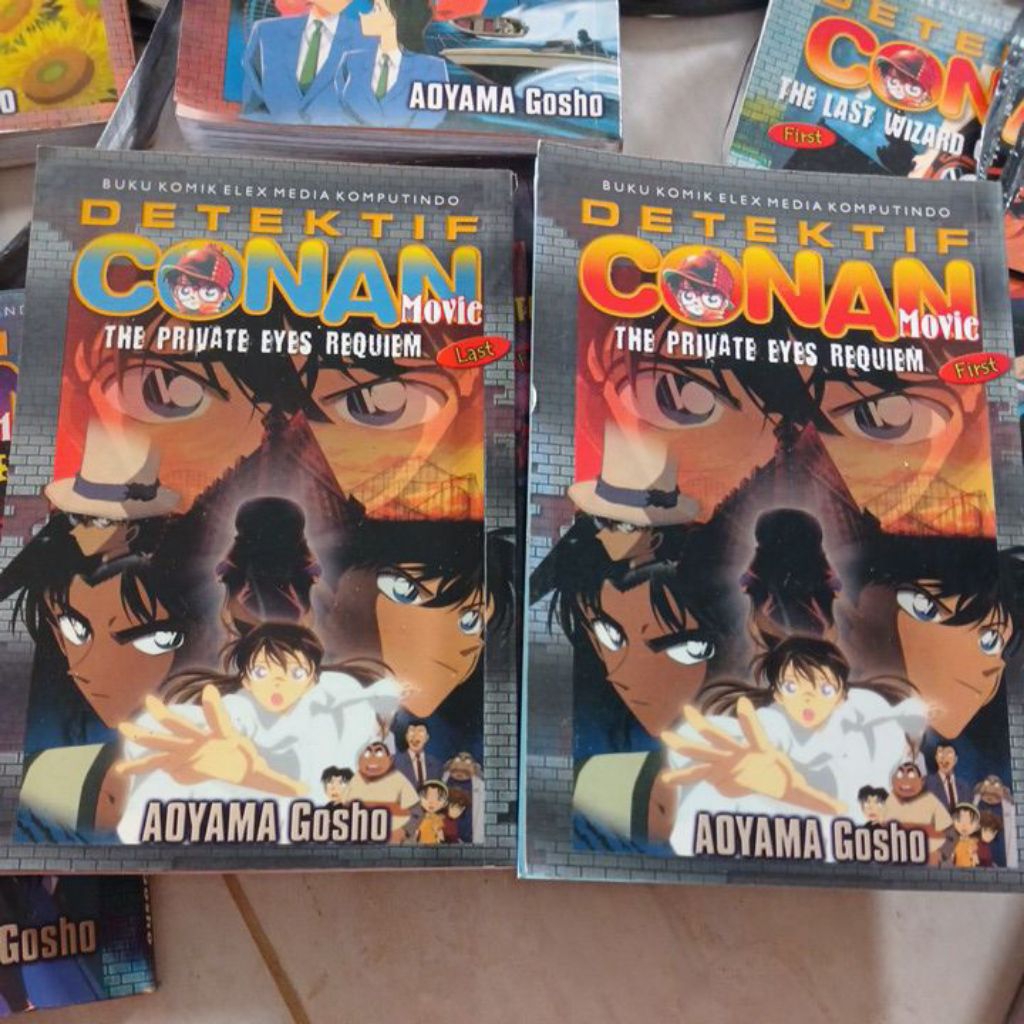KOMIK CONAN THE PRIVATE EYES REQUIEM 1 DAN 2.