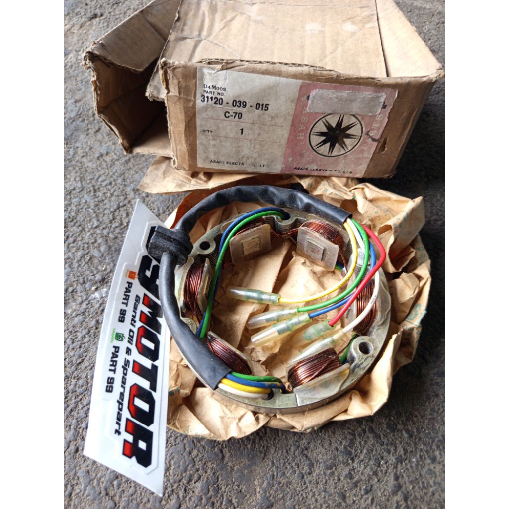 spul assy honda c50 c70 c 50 70 original sindengen