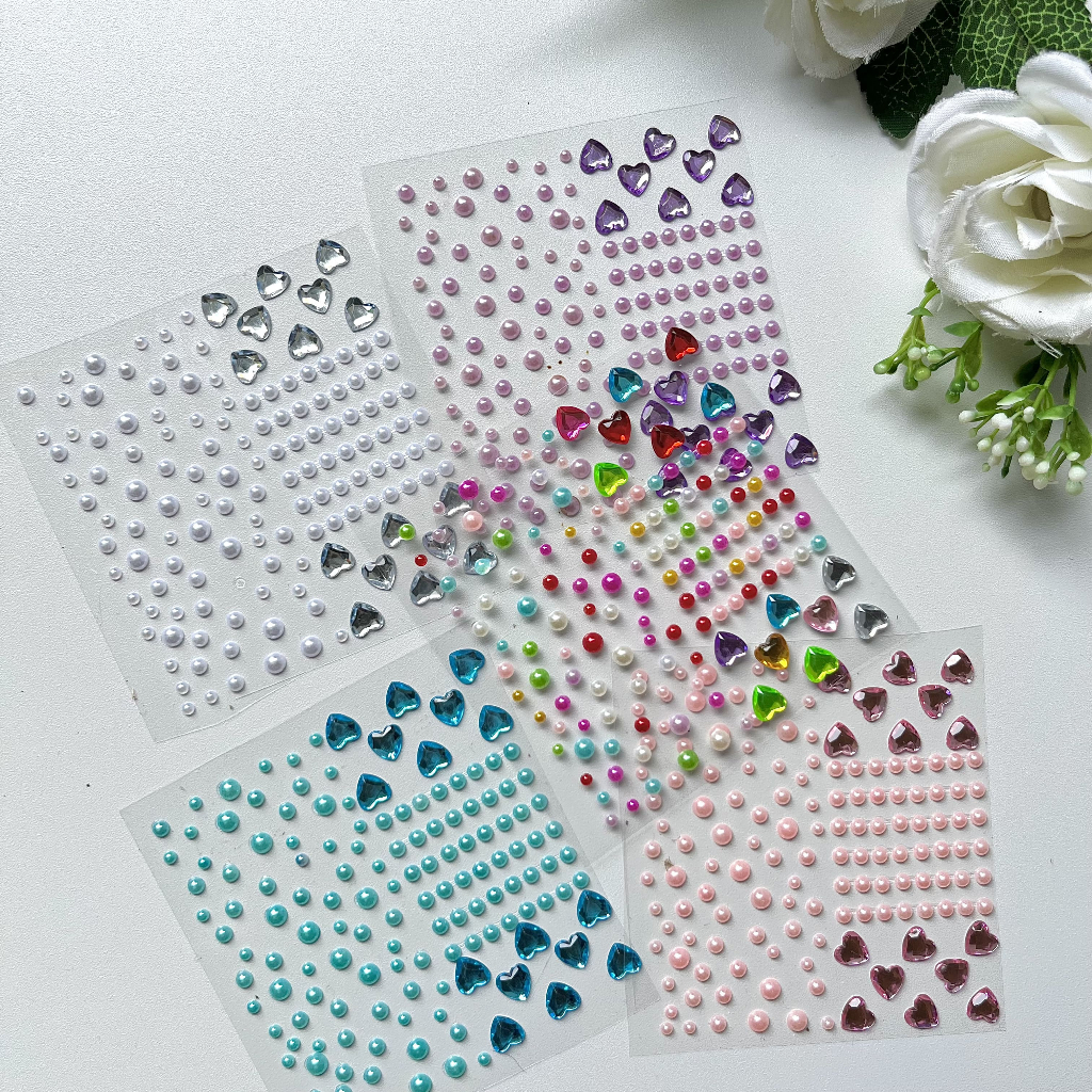 stiker 3D manik manik/gemstone/stiker rhinestone/stiker karnaval tempel jurnaling