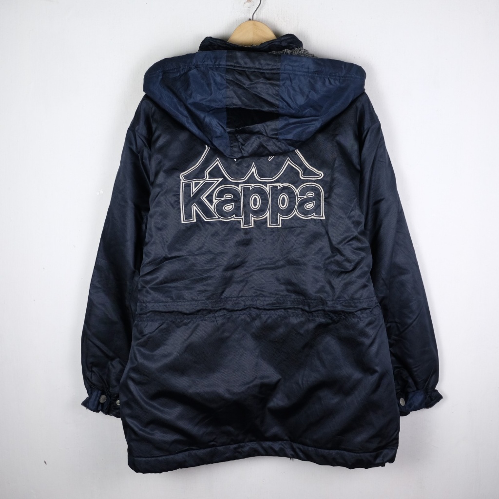 JAKET VINTAGE KAPPA WINTER SHERPA PARKA JK244 SIZE L-XL