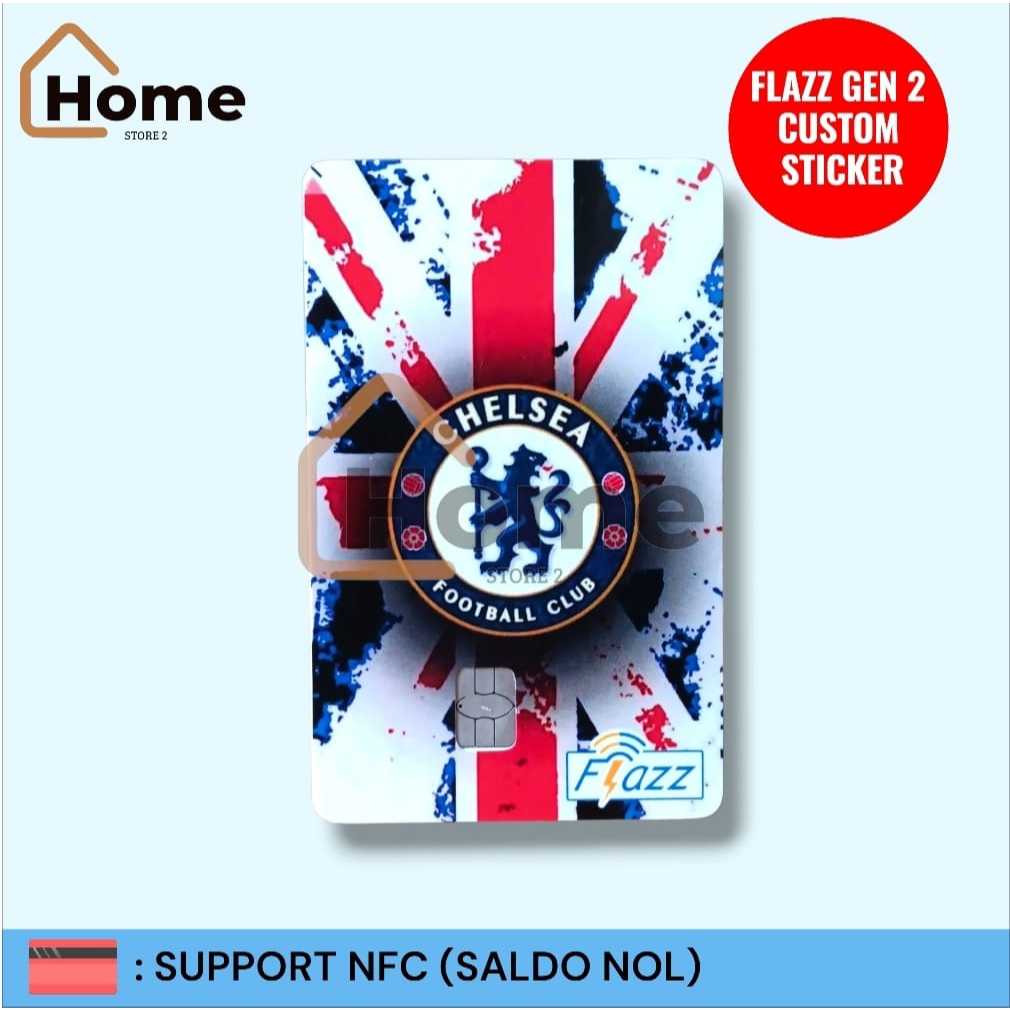 KARTU ETOLL FLAZZ BCA GEN 2 CUSTOM STIKER - CHELSEA FC