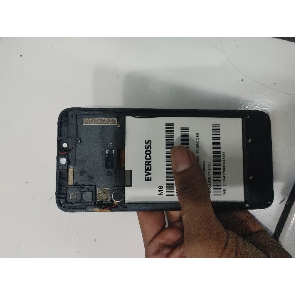 lcd evercoss m6. 1sett copotan original