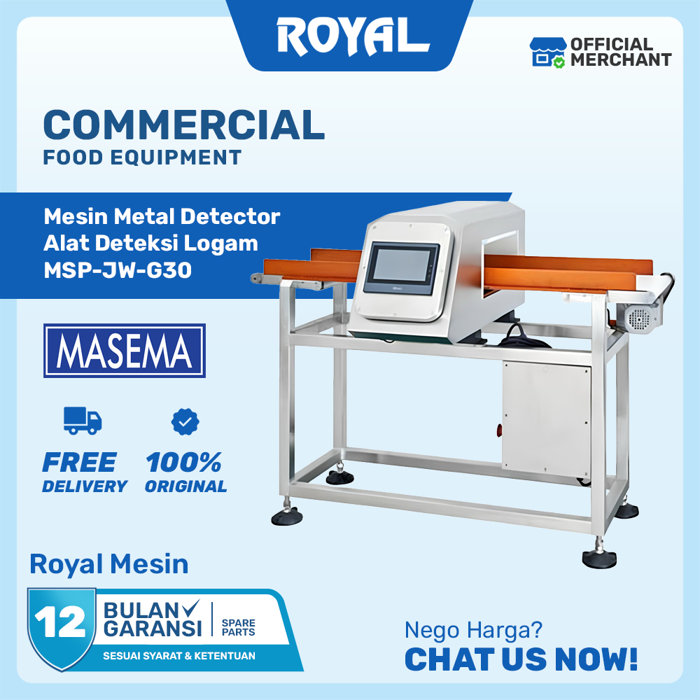 Mesin Metal Detector MASEMA MSP-JW-G30 – Alat Deteksi Logam untuk Keamanan Makanan