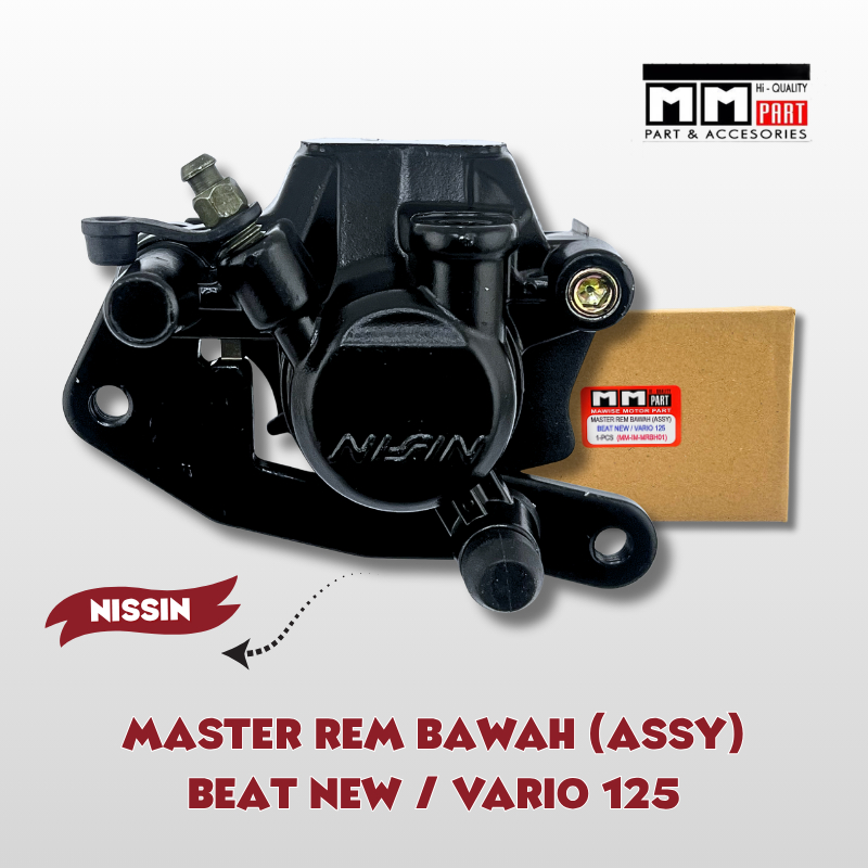 MASTER REM BAWAH ASSY BEAT NEW / VARIO 125 - MASTER REM BAWAH ASSY Kaliper Master Rem Cakram Depan N