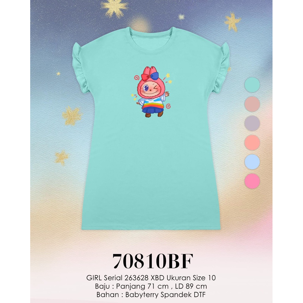 dress anak perempuan LEMONE size 12