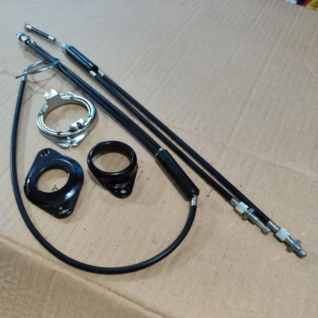 kabel rem bmx rotor gyro fork os 28.6 hitam