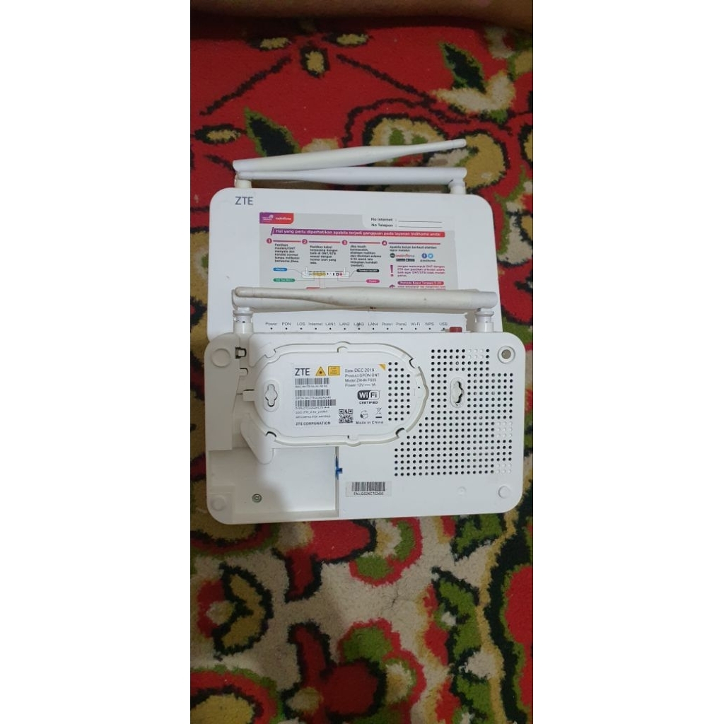 MODEM WIFI ZTE V3 F609 PORT BIRU