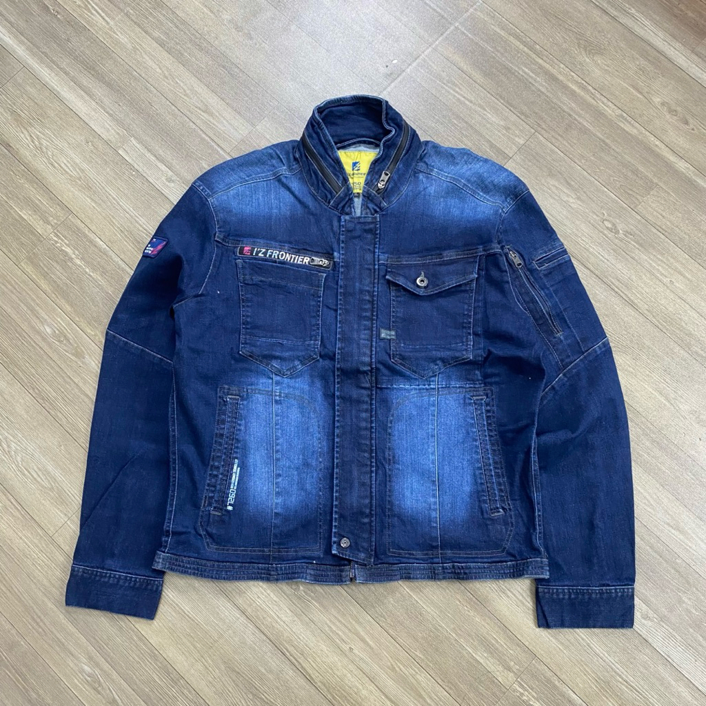 VINTAGE IZ FRONTIER BIKERS DENIM JACKET