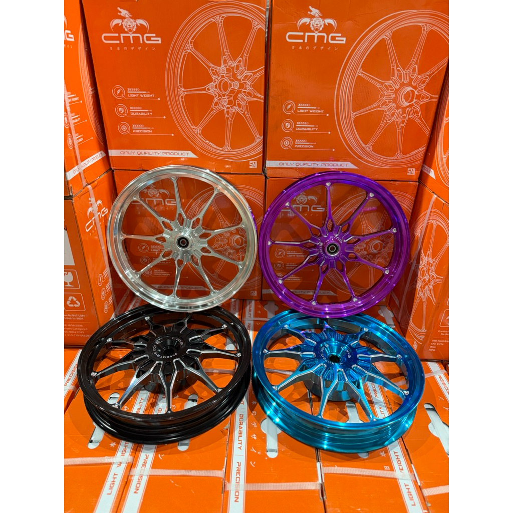 VELG CMG MG9 MODEL MFZ VARIO 110 125 150 160 STYLO BEAT SCOOPY GENIO SPACY MIO SOUL XEON M3 FINO GT1