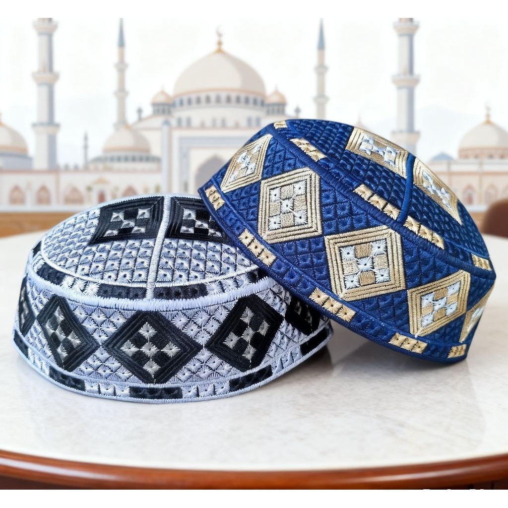 Peci pakistan bordir/peci pakistan ori bordir/peci pakistan/peci pakistan bordir