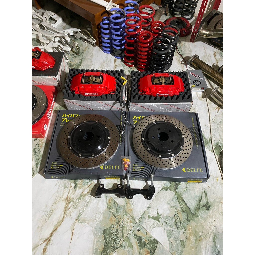 brembo original f50 4pot rotor belfe 355