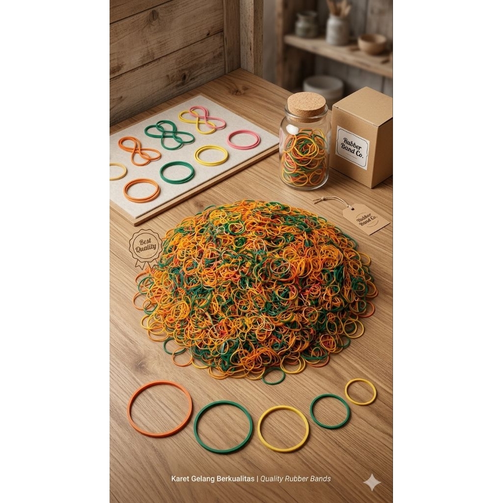 KARET GELANG & KARET BUNGKUSAN (1KG)