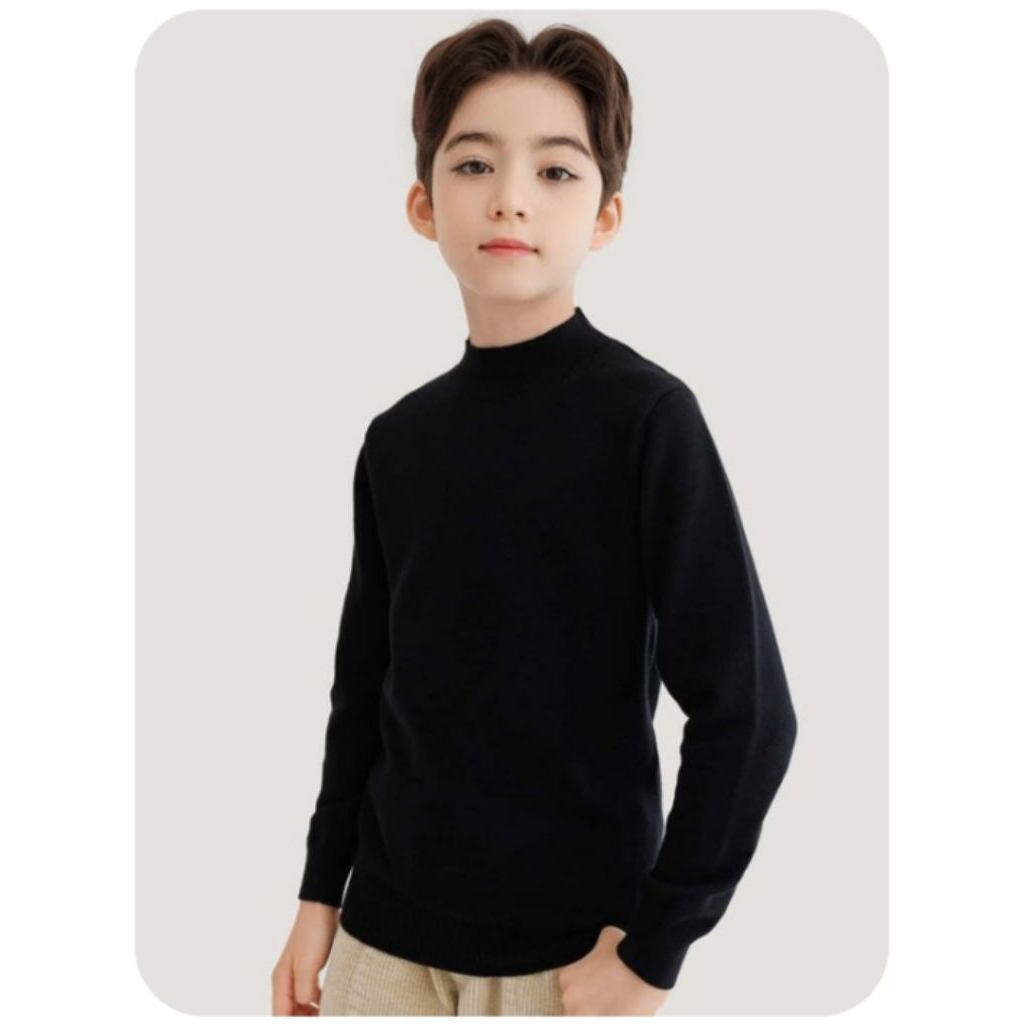 Manset Baju Kaos Anak Laki Lengan Panjang