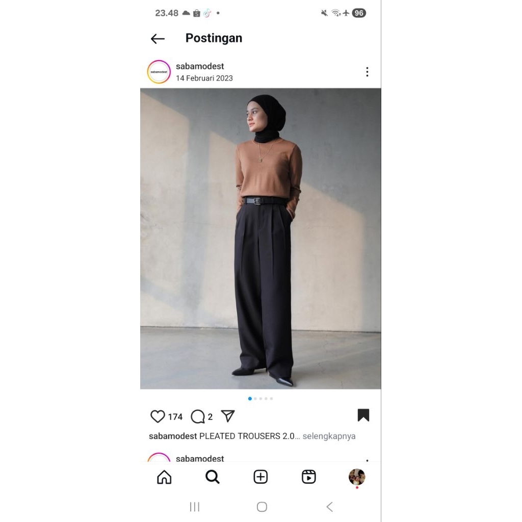 saba modest preloved pants