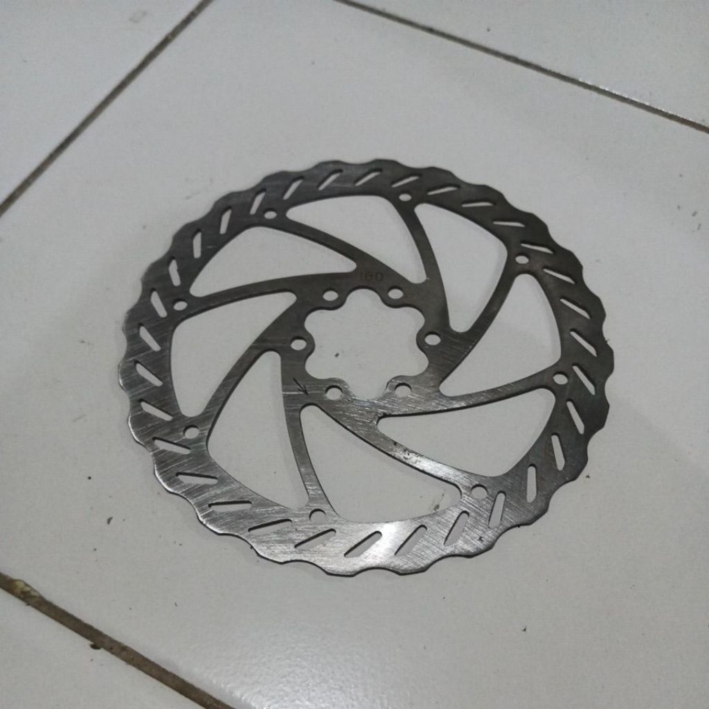 piringan cakram/diskbrake sepeda mtb 160mm stok lama "bekas"