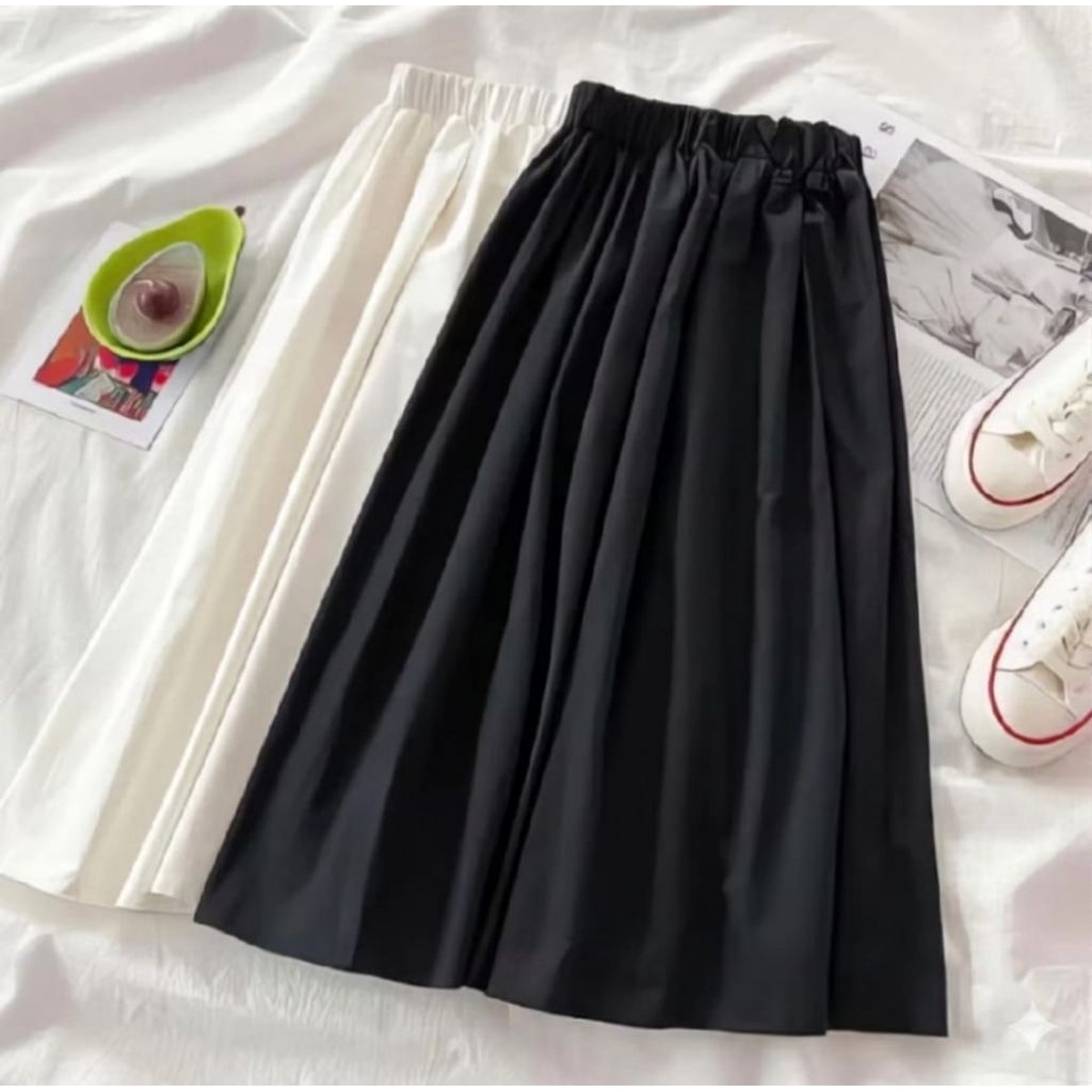 ROK POLOS BAWAHAN ANAK DAN REMAJA/ ROK MUSLIMAH (100% ORIGINAL KATUN TOYOBO PREMIUM)