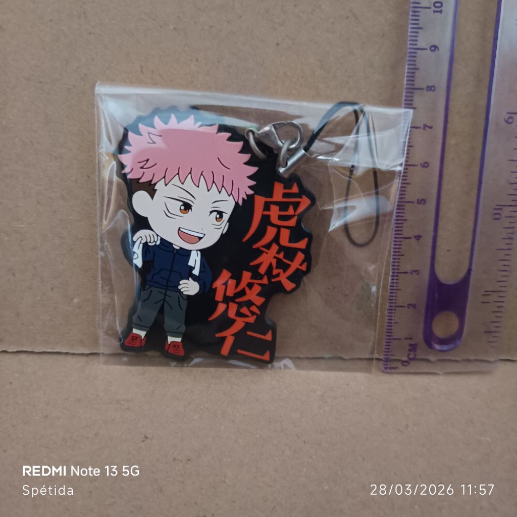Yuji Itadori Ichiban Kuji Rubber Strap Charm Jujutsu Kaisen