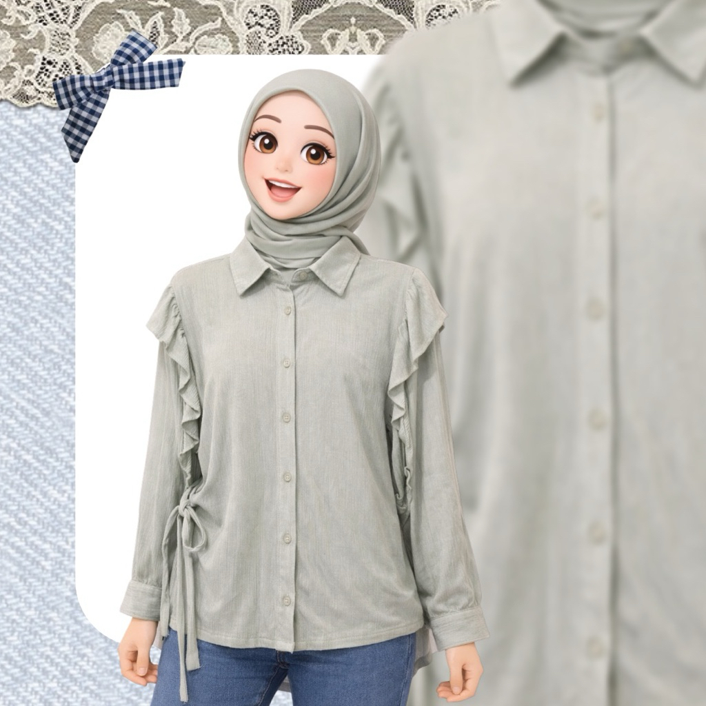 Baju Atasan Wanita by Leody.id (preloved)