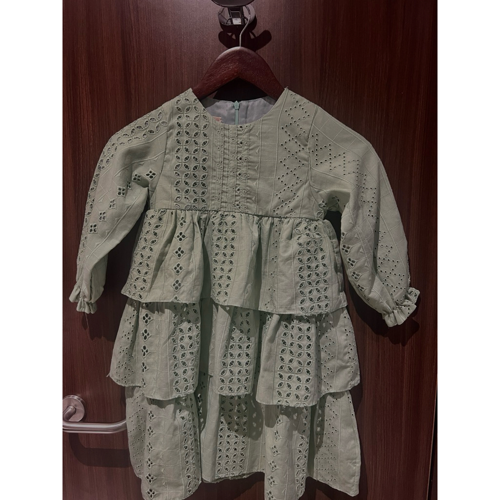 preloved dress anak sage butternut
