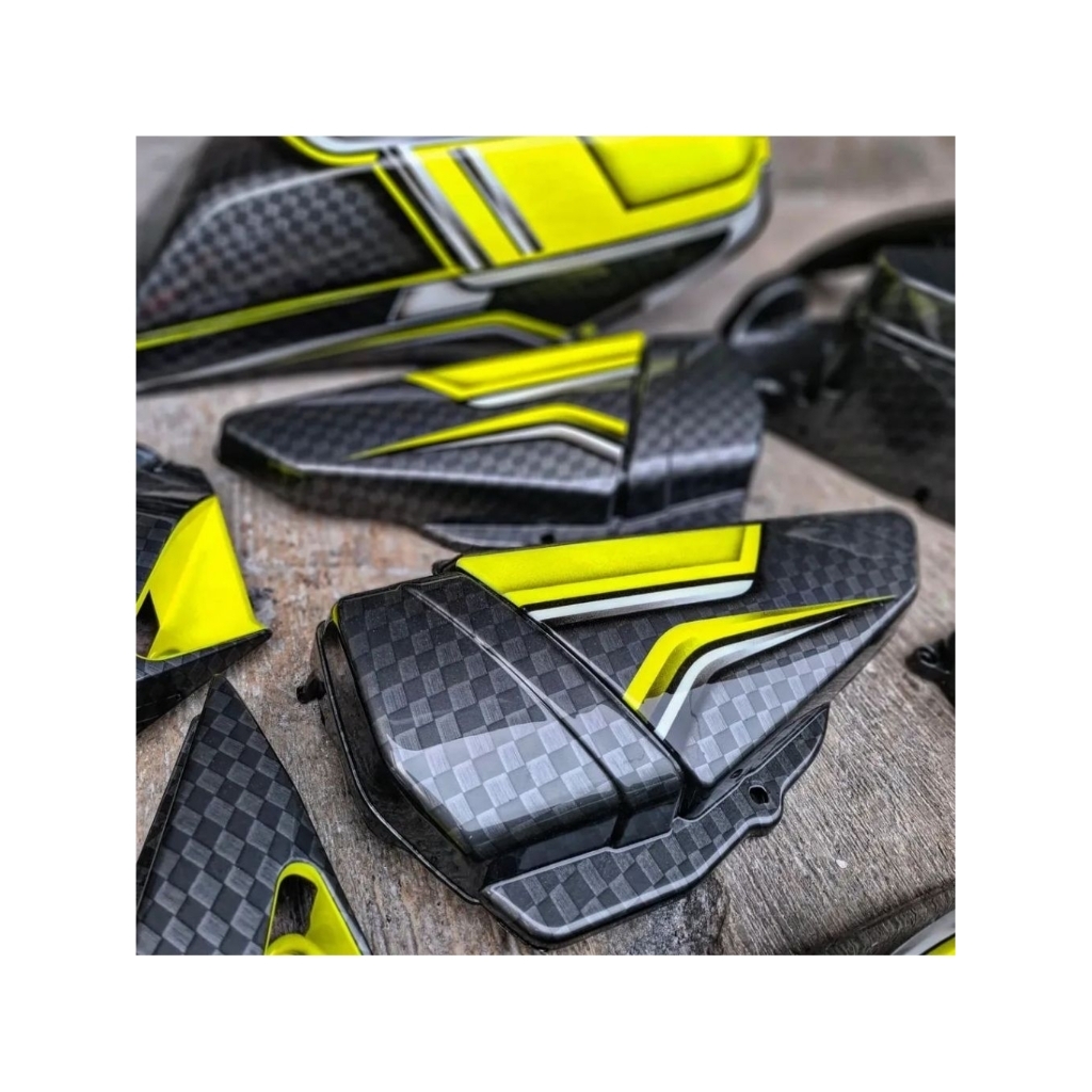 pre order Body set rx king airbrush custom carbon