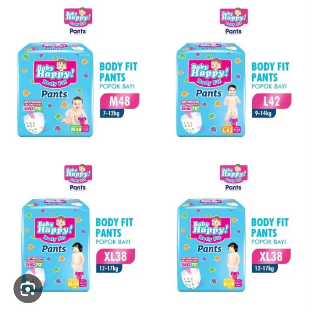 PAKET 2 BALL BABY HAPPY JUMBO S56 M48 L42 XL38 XXL34