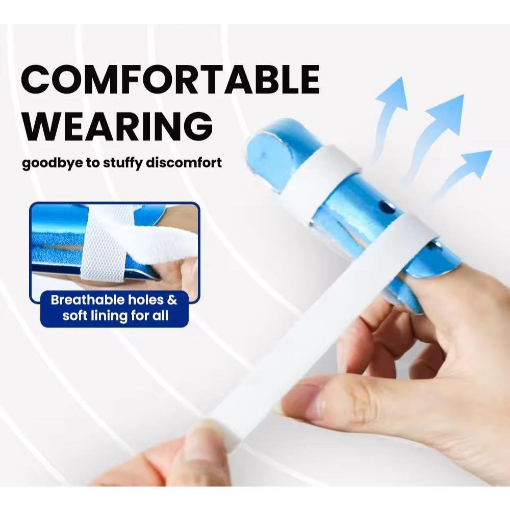 Finger Splint Penyangga Jari Tangan Splint Jari Aluminium Finger Support Brace Splint Jari Adjustabl