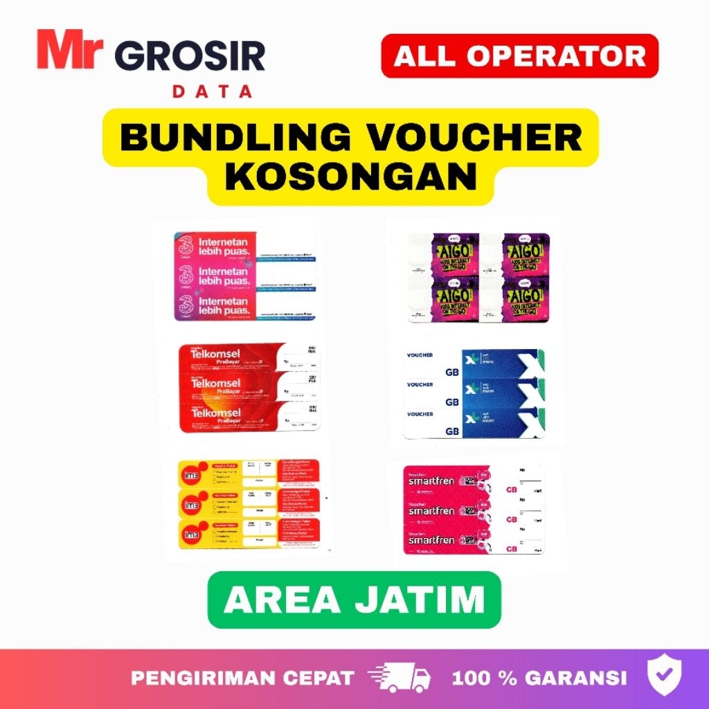 VOUCHER KOSONGAN ALL OPERATOR AREA JATIM 72 PCS