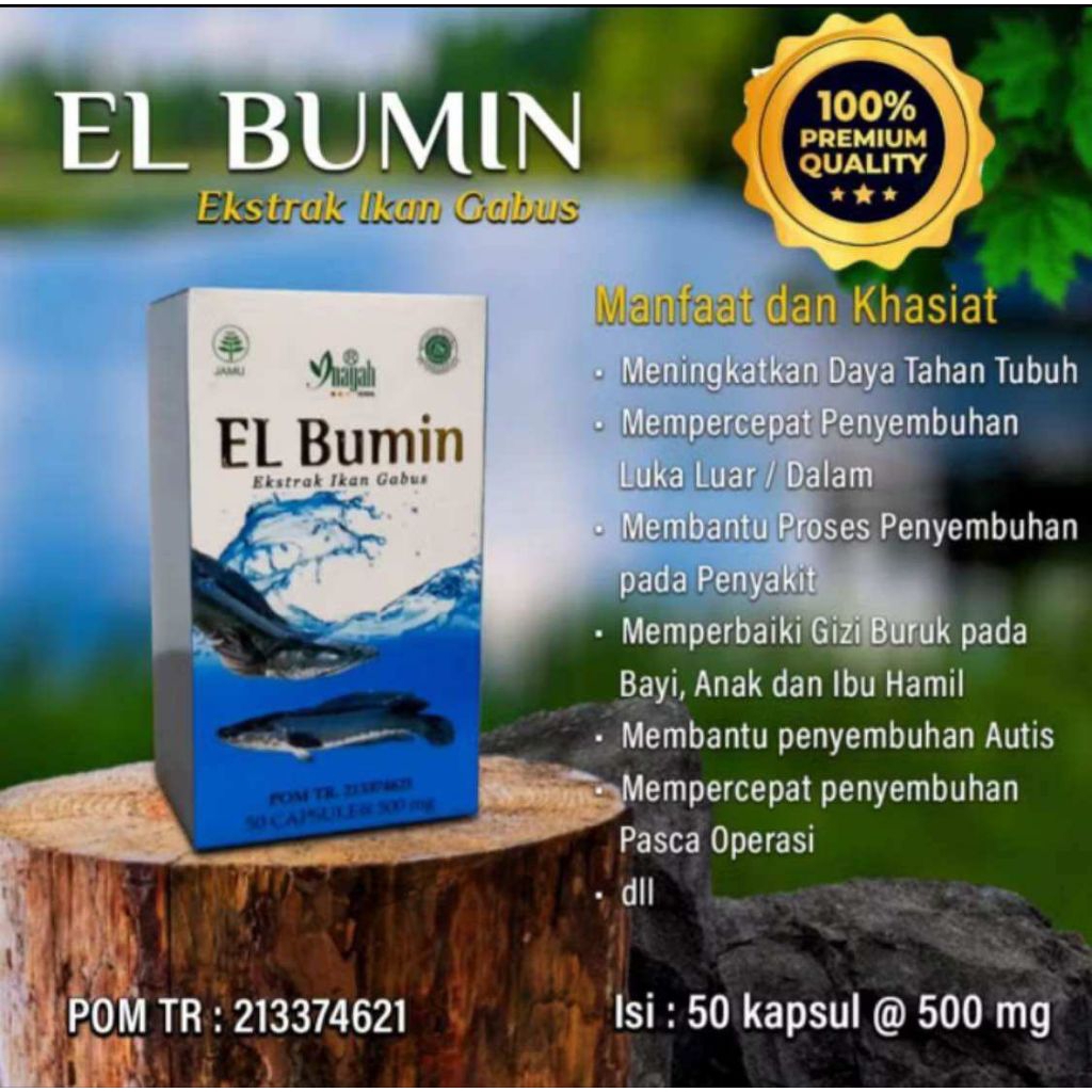 Kapsul El Bumin Ekstrak Ikan Gabus Memperbaiki Gizi Buruk