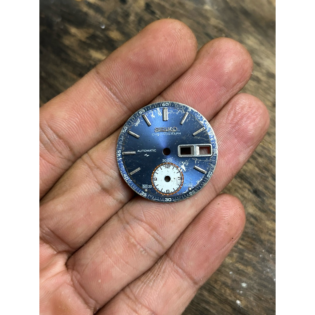 Rare Dial Seiko 7016-8000 Chronograph Original Vintage – Spare Part / Repair – Japan Watch